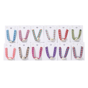 Pulsera de Cuentas con Conchas Trenzadas, Accesorio de Moda, Joyería Unisex 47159 - Product Image 1