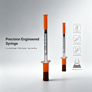 Envío Gratis: Jeringa <span class=keywords><strong>de</strong></span> Insulina Desechable y Estéril SentryMed 0.3ml/0.5ml/1ml U40/U100 29G-33G Sin Dolor para Mascotas a Buen Precio - Product Image 1