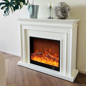 <span class=keywords><strong>Cheminée</strong></span> électrique <span class=keywords><strong>murale</strong></span> encastrée, <span class=keywords><strong>cheminée</strong></span> décorative d'intérieur, flamme LED réaliste, décoration pour salon - Product Image 4