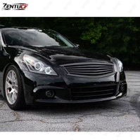 Pare-chocs avant style sport pour Infiniti G37 G35 berline 4 portes 2007-2013, barre de pare-chocs non peinte avec grille en maille
