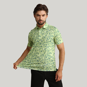 Nuevo Diseño al por Mayor, Camisetas Polo Personalizadas con Logotipo, Camisetas Polo Amarillas de Manga Corta para Hombre, Ajustadas, de Secado Rápido, para Golf - Product Image 1