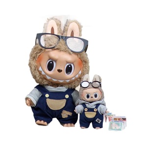 Labubu <b>Doll</b> Clothes Autumn Overalls 15cm 17cm Plush Toy Outfit Unisex Kids <b>Accessories</b> - Product Image 5