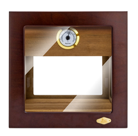 Vitrine en bois de haute qualité avec un hygromètre à cigares intégré pour le stockage des cigares (adapté aux cigares)