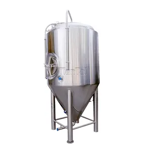 Espelho elétrico de fermentação de cerveja, equipamento de fermentação completa de cerveja 1800l 15bbl tiantai