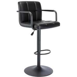 Sillas de Bar Giratorias de Cuero Genuino, Estilo Rústico, para Hogar, Hotel, Comedor, Sala de Estar, Dormitorio, Cuero Sintético - Product Image 3