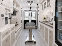 Véhicule mobile de soins aux animaux 4x2 diesel, combinaison fourgon de toilettage et clinique avec système de bain