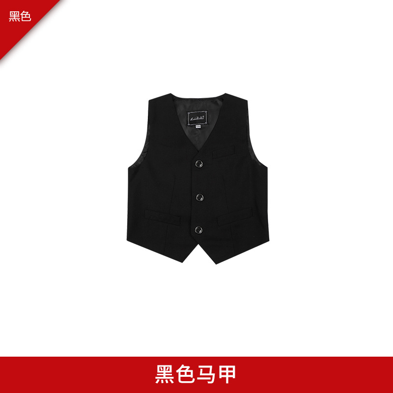 Black single vest