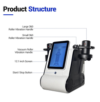 Appareil portable professionnel 3 en 1 360° °   Appareil de massage rotatif pour la détoxification lymphatique et l'amincissement corporel