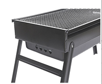Barbecue au charbon de bois moderne et luxueux en fer, portable, facile à assembler, avec tiroir et contrôle à distance de la flamme pour patio et camping