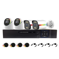 Système de sécurité CCTV H265 1080P Full HD, kit DVR 4CH avec caméra dôme AHD et XVR 5 en 1