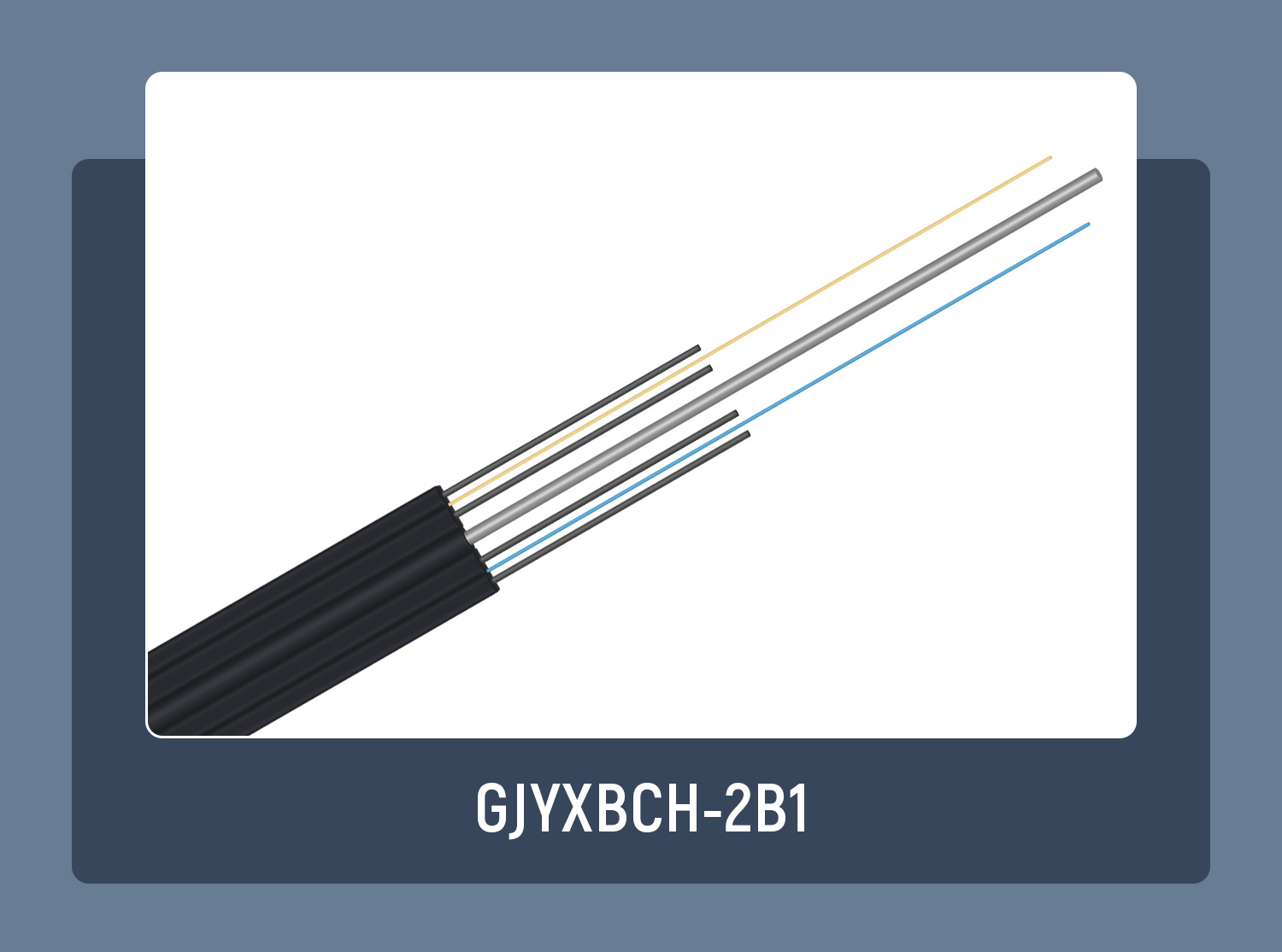 2/4/6/8/12 Cores Indoor FTTH Fiber Optic Cable For Horizontal And Vertical Cabling