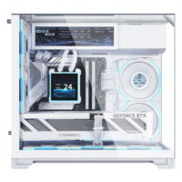 2026 New Mid-Tower Computer Case LIAN LI O11 VISION-M Black&WHite&Silver Case Full Tower Gaming PC Case