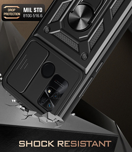 Custodia Protettiva Antiurto con Anello Magnetico e Supporto per <span class=keywords><strong>Xiaomi</strong></span> 11 12T PRO 12 Lite Redmi A1 NOTE 11 POCO C40 F4 GT M4 X3 - Product Image 3