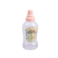 Botol Saus Plastik Mini Portabel Lucu, Food Grade, Dengan Tutup Sekrup, Untuk Bumbu, Saus Salad, Kecap, Kotak Plastik