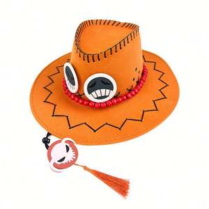 Sombrero de Vaquero de Anime en Oferta, con Pañuelo Rojo, Sombrero de Pirata para Niños, Disfraces, Regalo - Product Image 5