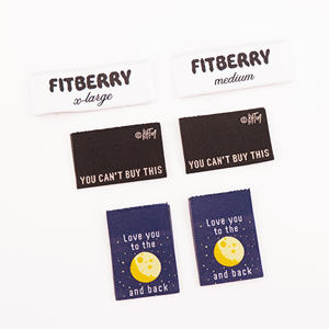 เสื้อยืดผ้าฝ้ายทอฉลากสีเงินแบบพับได้สี่เหลี่ยมผืนผ้าอุปกรณ์ตกแต่งเสื้อผ้า<span class=keywords><strong>2025</strong></span>ส่วนตัวเป็นมิตรกับสิ่งแวดล้อม - Product Image 3