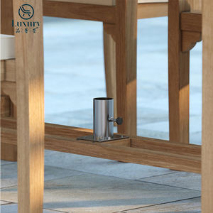 <span class=keywords><strong>Conjunto</strong></span> de <span class=keywords><strong>Mesa</strong></span> <span class=keywords><strong>y</strong></span> <span class=keywords><strong>Sillas</strong></span> de Lujo Moderno de Madera Maciza de Teca para Jardín con <span class=keywords><strong>Mesa</strong></span> Ovalada para 10 Personas Muebles de Patio <span class=keywords><strong>Exterior</strong></span> - Product Image 5