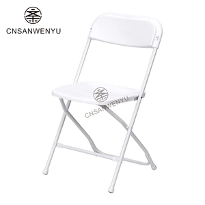 كراسي مأدبة قابلة للطي من البولي إيثيلين عالي الكثافة ذات لهجة مزدوجة لحفلات الزفاف وحفلات الحديقة والمقاعد بالجملة - Product Image 5