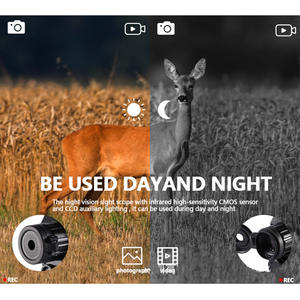 Monoculaire de vision nocturne numérique 1,5 pouces, zoom numérique 8x, grossissement optique <span class=keywords><strong>4x</strong></span>, télescope de vision nocturne numérique infrarouge - Product Image 3