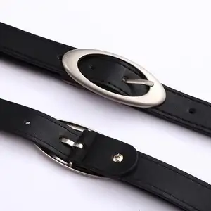 Cinturones de doble anillo de piel sintética de alta calidad Diseñador Niñas Moda Escuela Jeans Vestido Niños Cinturones escolares