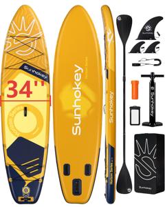 <span class=keywords><strong>Tabla</strong></span> de Paddle Inflable de 11'x34''x6'' (420 LBS) con Tecnología Drop Stitch, para Todos los Niveles, Envío desde Almacén en la UE - Product Image 1