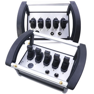 Venta al por mayor de fábrica 5 motor telescópico joystick hidráulico válvulas de control direccional proporcional control remoto de radio industrial - Product Image 3
