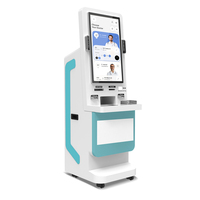 Kiosco de Pago Autoservicio Todo en Uno para Interiores, Impresora A4, Kiosco de Impresión de Fotos, Pantalla de 32/43 Pulgadas, Compatible con Windows, Android, Linux