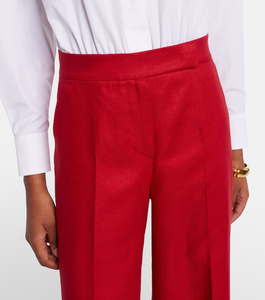 Women's Formal <b>Linen</b> Suit <b>Set</b> with Button Detail Full Length Breathable Fabric - Product Image 4