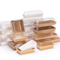 Boîtes jetables en bois pour sushis à emporter, pâtisseries, desserts, gâteaux, tiramisu, fromages, emballages alimentaires en placage