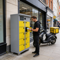 Estación de Intercambio de Baterías para Exteriores de 10 Ranuras |   Sistema de intercambio ultrarrápido compatible con 48V y 72V, listo para uso fuera de la red