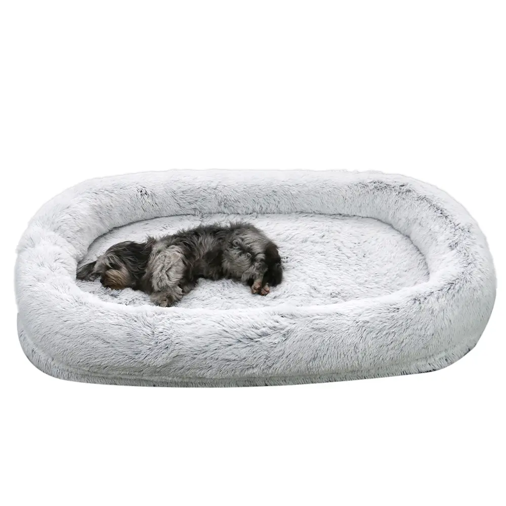 Моющаяся ортопедическая кровать для собак из искусственного меха для людей размер подходит вам и домашним животным
