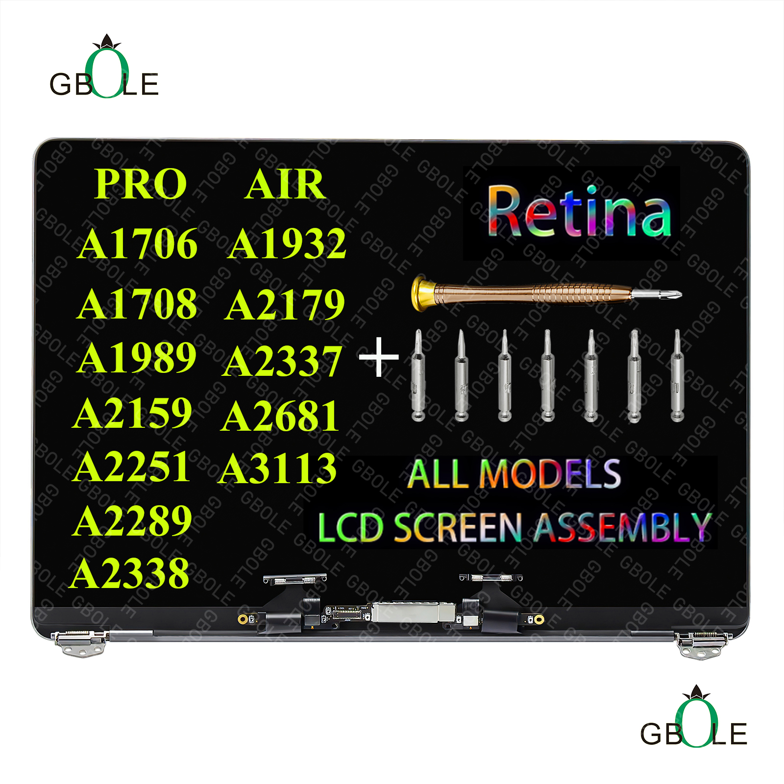 replacement screen macbook air a2681 midnight