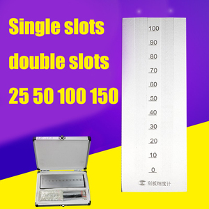 Dubbele Groef <span class=keywords><strong>8</strong></span> Hegman Grindometer Schraper Fijnheid Grind Gauge - Product Image 5