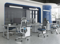 Chaise de formation à haut dossier pivotant en maille, siège de bureau, à glands pour ordinateur, pour conférence, bureau, prix de gros