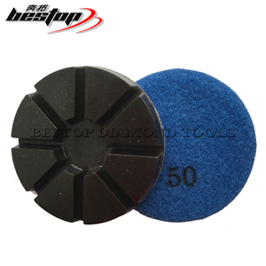 사용자 정의 가능한 <span class=keywords><strong>3</strong></span> 인치 금속 본드 콘크리트 연마 퍽 10mm 두께 연마 패드 - Product Image 5