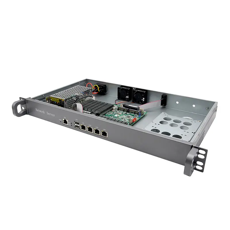 Standard-Rack-SOC-Chipsatz 4 Gigabit Ethernet-Ports Rackmount 1u Pfsense-Router Netzwerk-Firewall Appliance Rackmount