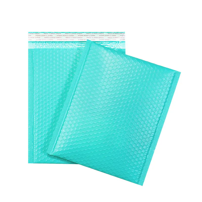Custom packaging for transportation filling envelope bubble bag for blue plastic packaging protection