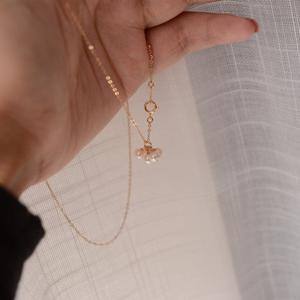 Versátil Collar de Perlas Naturales de Agua Dulce con Baño de Oro de 14k, Joyería Fina de Estilo Sencillo, Cadena para Clavícula, Wenchi China - Product Image 3