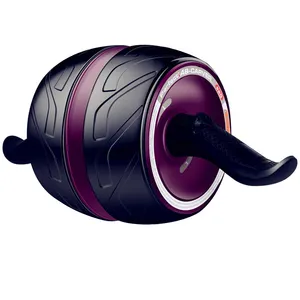 skyhope健身AB轮滚轮，用于腹部训练，带双稳定轮和自动回弹
