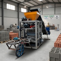 Machine à fabriquer des blocs de béton creux semi-automatique KAIDONG QT4-23A de 6 pouces, machine à fabriquer des pavés, très vendue
