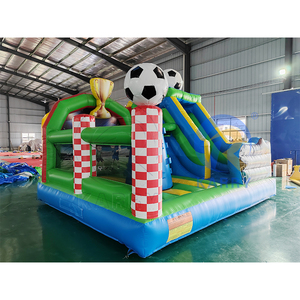 Château gonflable commercial en PVC avec toboggan, grand château gonflable pour sauter, château gonflable d'extérieur - Product Image 6