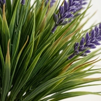 Kunstmatige lavendel, realistisch, milieuvriendelijk, handgemaakt, UV-bestendig boeket voor thuis, tuin, bruiloft en feestelijke buitendecoratie
