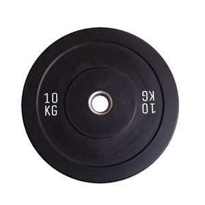 Cheap 10-45lbs Olym Bumper Plate Fitness Equipment Home Gym Free Weightlifting Rubber <b>Weight</b> Plates - Product Image 3