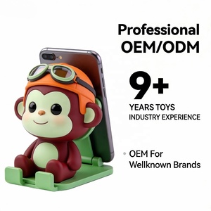 Supporto per telefono a forma di scimmietta in vinile, design ODM per action figure, personalizzabile, prodotto da Toy Factory - Product Image 1