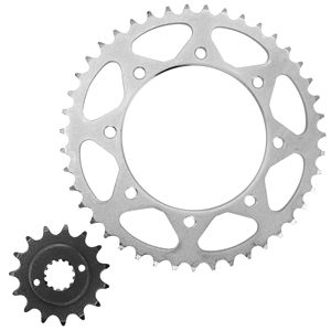 Nuova catena 520 posteriore ruota dentata moto per KAWASAKI <span class=keywords><strong>KLR</strong></span> 650 500 KLX 650 W800 BJ250 KLE 500 250/400 - Product Image 4