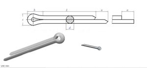 Vente directe usine – Goupilles fendues en acier inoxydable 304 M3 M4 M5 M6 M8 polies – Échantillons gratuits – Positionnement et verrouillage élastiques - Product Image 2