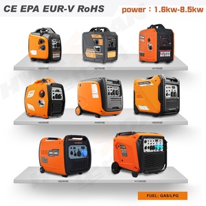 Máy phát điện xăng <span class=keywords><strong>mini</strong></span> inverter nhỏ gọn, yên tĩnh, giá nhà máy, rẻ, 1.8kw <span class=keywords><strong>2kw</strong></span> 2.3 Kva, dùng cho cắm trại, xe RV - Product Image 3