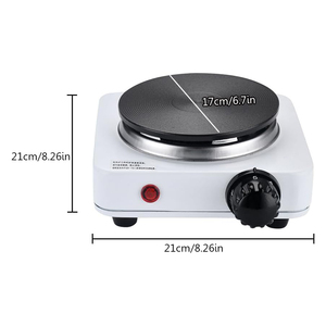 Placa de Inducción de Bajo Precio con 3 Quemadores, 2000W de Alta Potencia, Eléctrica, Blanca, Fácil de Limpiar, Portátil, para Cocinar en Casa - Product Image 3