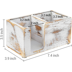 Gỗ rắn ghi chú dính và văn phòng phẩm đứng văn phòng máy tính để bàn lưu trữ hộp thích hợp cho tự dính <span class=keywords><strong>notepad</strong></span> bút chì đánh dấu - Product Image 4