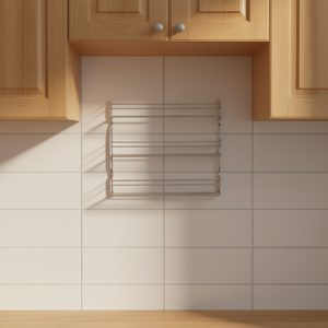 Metaltex <b>Spice</b> <b>Rack</b> 3 Tier Stainless Steel Wall Mount <b>Kitchen</b> Organizer - Product Image 3